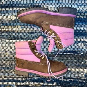 ✨Timberland✨ Purple & Brown Suede Boot